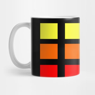 Color theory pattern Mug